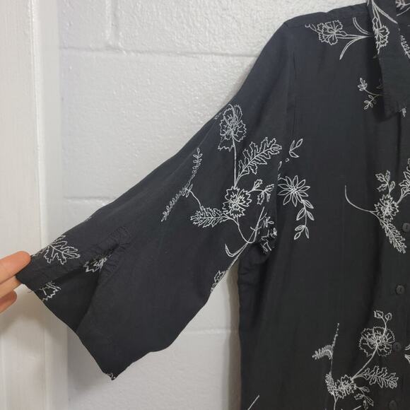 Embroidered Linen Top - Picture 4 of 7